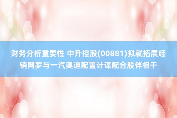 财务分析重要性 中升控股(00881)拟就拓展经销网罗与一汽奥迪配置计谋配合股伴相干